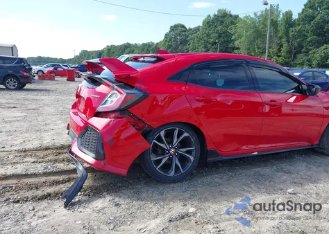 2018 Honda Civic Sport from USA, damaged, VIN SHHFK7G45JU201089